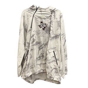 Adidas Men's Texas A&M Aggies Camo Windbreaker Jacket XL Hooded Team Issued